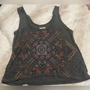 American Eagle Tribal print crop tank